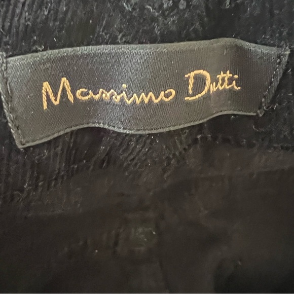 Massimo Dutti ultra fine black corduroy pants - Picture 3 of 3